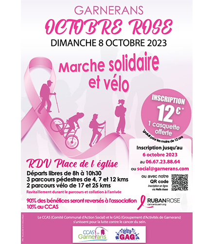 Affiche Marche Solidaire Garnerans 2023 440x500