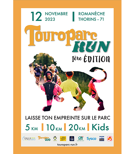 Touroparc Run affiche 2023