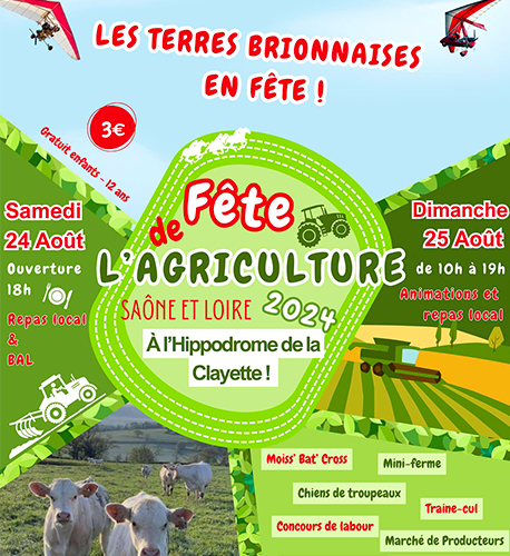 Affiche fête agriculture 71 2024