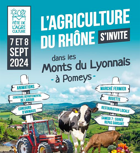 Affiche fête agriculture 69 2024