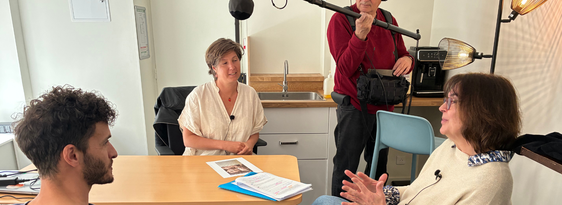 Enregistrement podcast Marie Hertzog